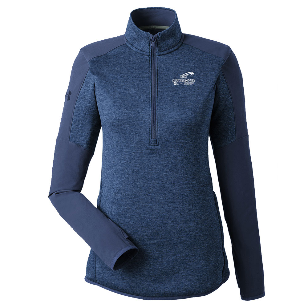 1343103-TDG Under Armour Ladies' Qualifier Hybrid Quarter-Zip - Image 1