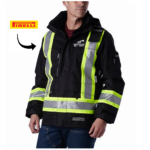 Dakota Hi Vis Waterproof Rip-Stop Jacket - Image 3