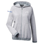 Ladies' Under Armour Hustle Full-Zip Hooded Sweatshirt - Image 7
