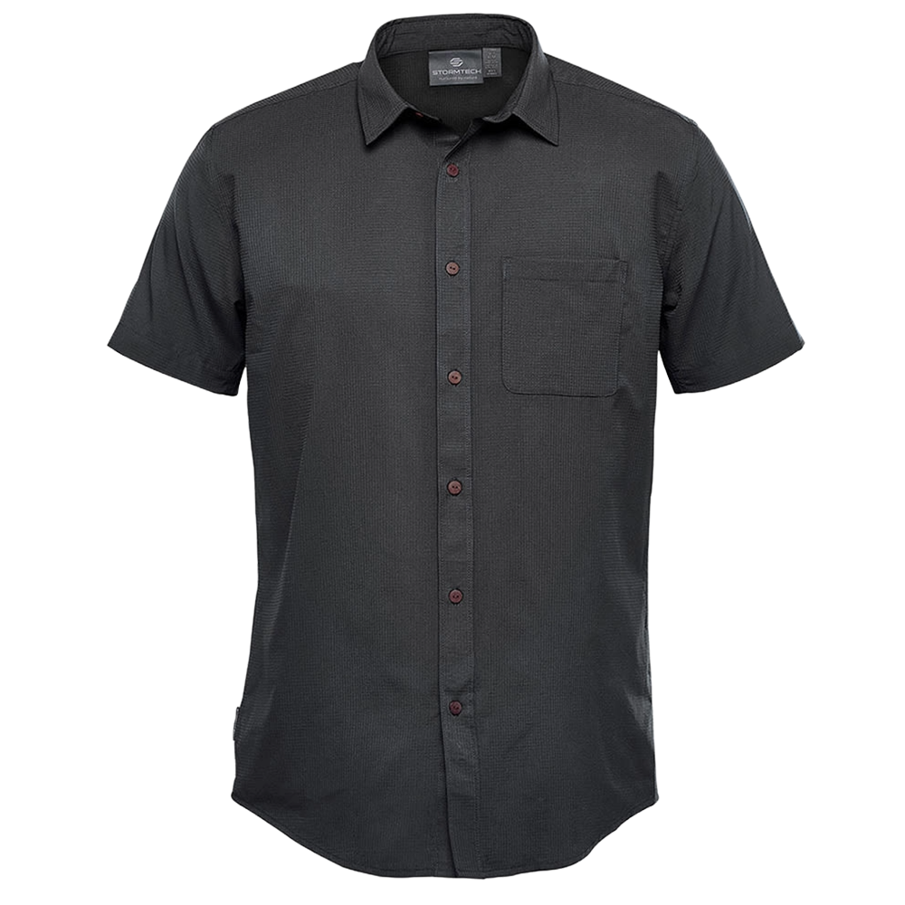 QRT-1_1000px_black_front Men's Stormtech Azores Quick Dry Shirt - Image 1